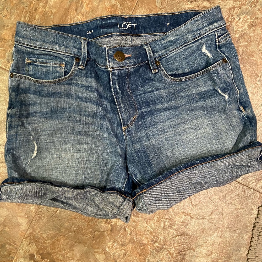 Loft denim shorts